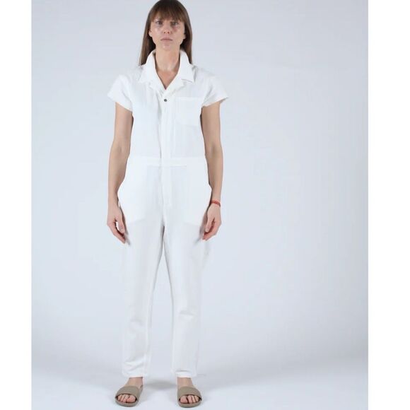 APIECE APART AZORE JUMPSUIT CREAM SIZE 12 - Picture 2 of 10